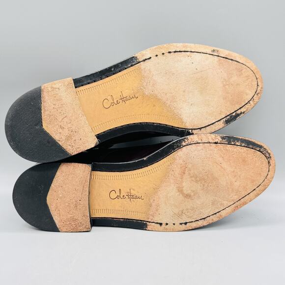 Cole Haan Shoes Mens 10 Brown Leather Cap Toe Derby Oxford Lace Up Dress Classic main image 8
